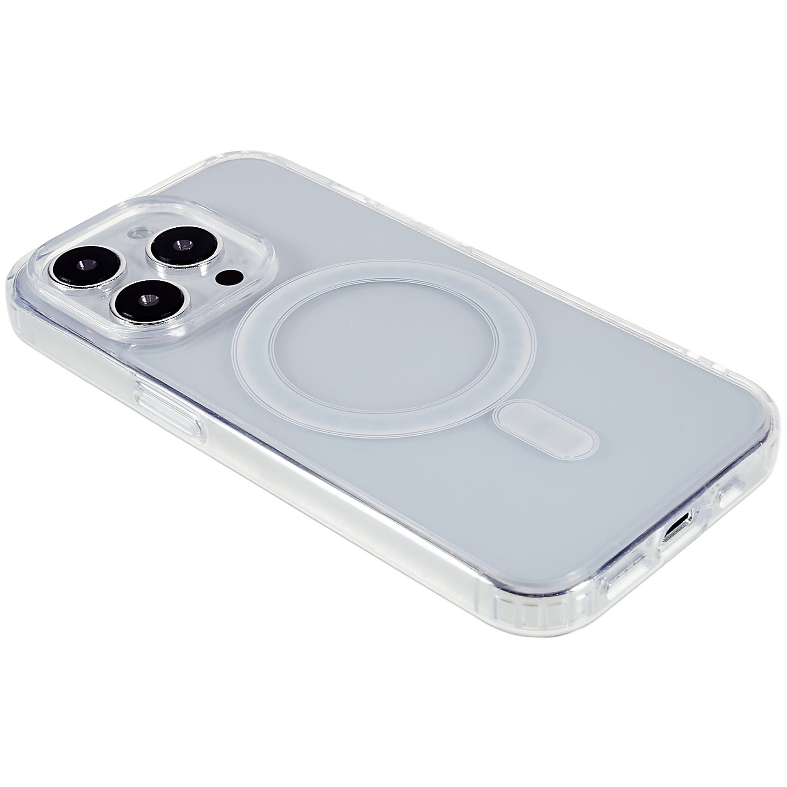 For iPhone 15 Pro Acrylic TPU Clear Anti-scratch Cover Magnetic Phone Case Compatible with MagSafe For iPhone 15 Pro Acrylic TPU Clear Anti-scratch Cover Magnetic Phone Case Compatible with MagSafe